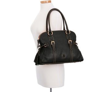 Dooney & Bourk Black Florentine Leather Handbag